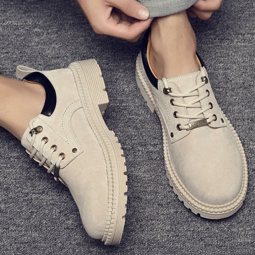 Autumn Men's Big Toe Trend Low-Cut Casual Boots