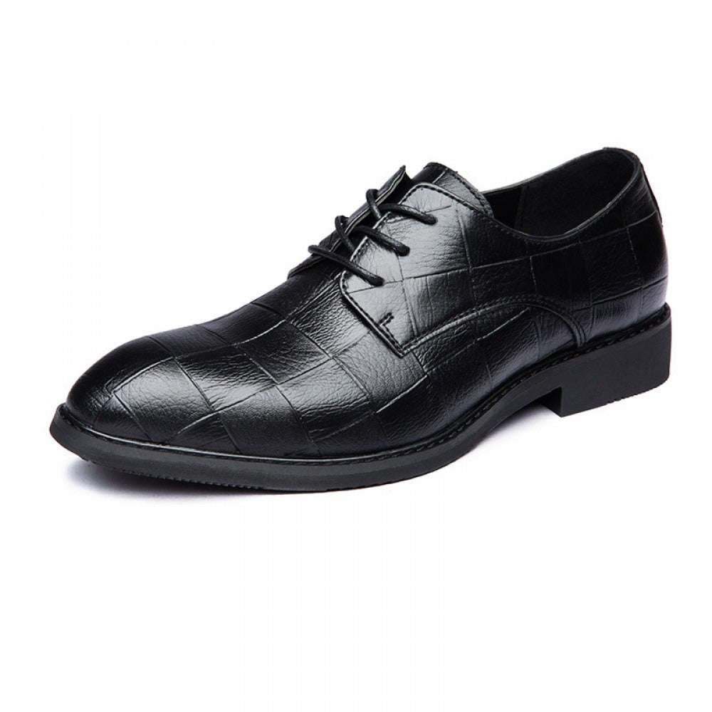 Summer Men's Business Lace-Up Casual Leather Shoes