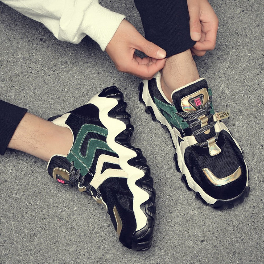 Men's Plus Velvet Fashion Thick-Soled Sneakers