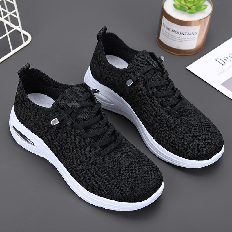 Unisex Color-Block Soft-Soled Casual  Mesh Running Shoes